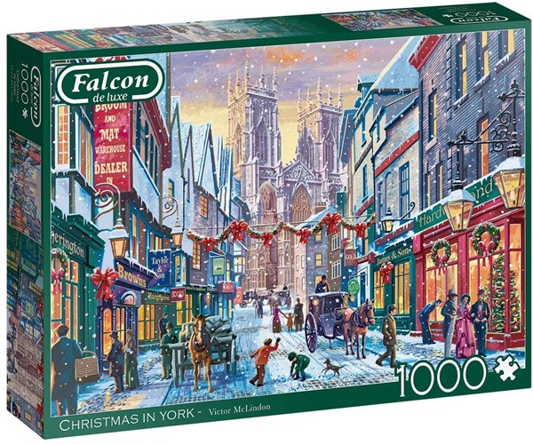 Jumbo (11277) - Victor McLindon: "Christmas in York" - 1000 pieces puzzle