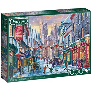 Jumbo (11277) - Victor McLindon: "Christmas in York" - 1000 pieces puzzle