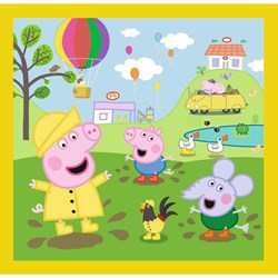 Trefl (34849) - "Peppa's happy day, Peppa Pig" - 20 36 50 pieces puzzle