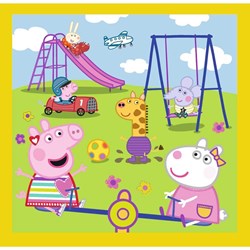 Trefl (34849) - "Peppa's happy day, Peppa Pig" - 20 36 50 pieces puzzle