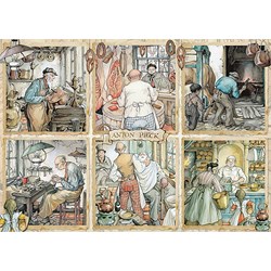 Jumbo (18817) - Anton Pieck: "Craftmanship" - 1000 pieces puzzle