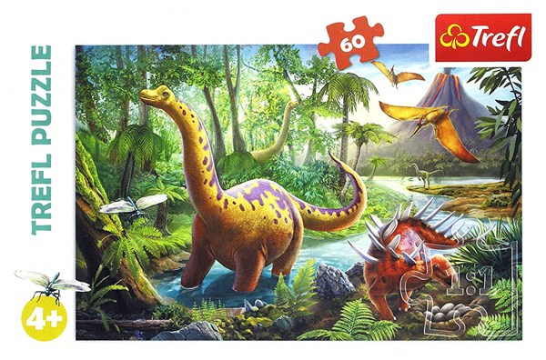 Dino (17319) - "Dinosaurs" - 60 pieces puzzle