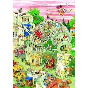 Heye (29121) - Robert J. Crisp: "Pisa in Motion" - 1000 pieces puzzle