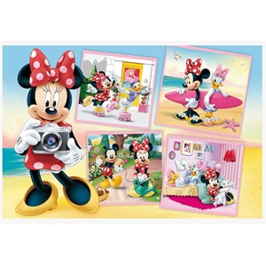 Large Pieces Puzzle - Mickey & Minnie Mouse