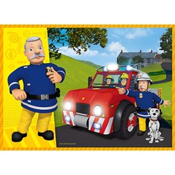 Trefl (34311) - "Fireman Sam to the Rescue" - 35 48 54 70 pieces puzzle