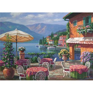 Anatolian (PER1005) - Sung Kim: "Lago Café" - 1000 pieces puzzle