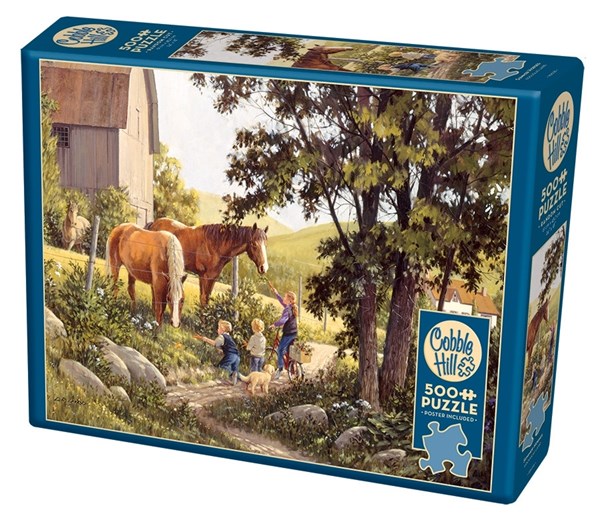 Cobble Hill (85038) - Douglas Laird: "Summer Horses" - 500 pieces puzzle