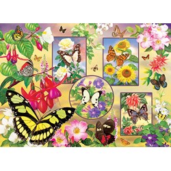 Cobble Hill (85062) - Rosiland Solomon: "Butterfly Magic" - 500 pieces puzzle