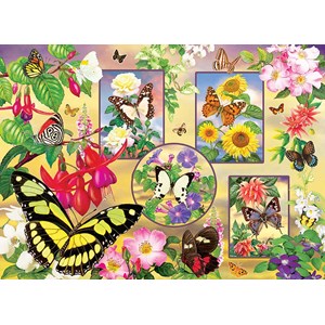 Cobble Hill (85062) - Rosiland Solomon: "Butterfly Magic" - 500 pieces puzzle