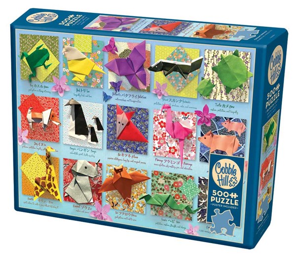 Cobble Hill (85083) - "Origami Animals" - 500 pieces puzzle