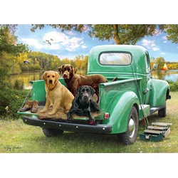 Cobble Hill (85086) - Greg Giordano: "Let's Go Fishing" - 500 pieces puzzle