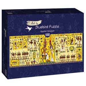 Bluebird Puzzle (60099) - "Egyptian Hieroglyph" - 1000 pieces puzzle
