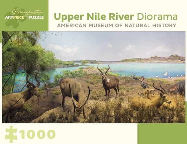 Pomegranate (AA957) - "Upper Nile River Diorama" - 1000 pieces puzzle