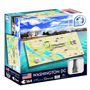 4D Cityscape (70006) - "4D Mini Washington D.C." - 164 pieces puzzle