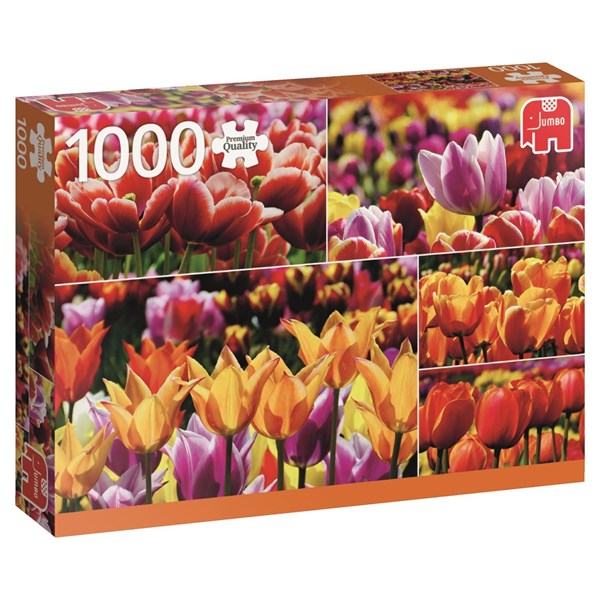Jumbo (18364) - "Holland Tulips" - 1000 pieces puzzle