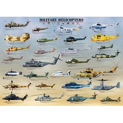Eurographics (8500-0088) - "Military Helicopters" - 500 pieces puzzle