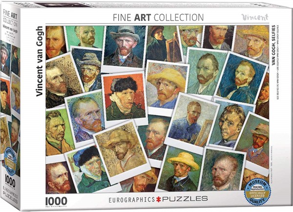 Eurographics (6000-5308) - Vincent van Gogh: "Van Gogh's Selfies" - 1000 pieces puzzle