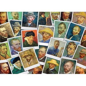 Eurographics (6000-5308) - Vincent van Gogh: "Van Gogh's Selfies" - 1000 pieces puzzle