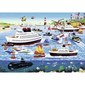 Ravensburger (08793) - "Happy Harbor" - 35 pieces puzzle
