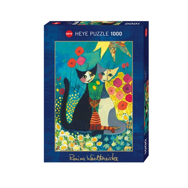 Heye (29616) - Rosina Wachtmeister: Flowerbed - 1000 pieces puzzle