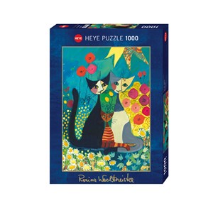 Heye (29616) - Rosina Wachtmeister: "Flowerbed" - 1000 pieces puzzle