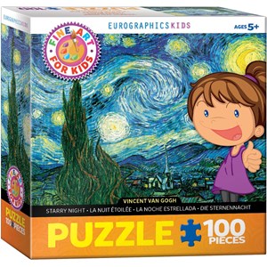 Eurographics (6100-1204) - Vincent van Gogh: "Starry Night" - 100 pieces puzzle