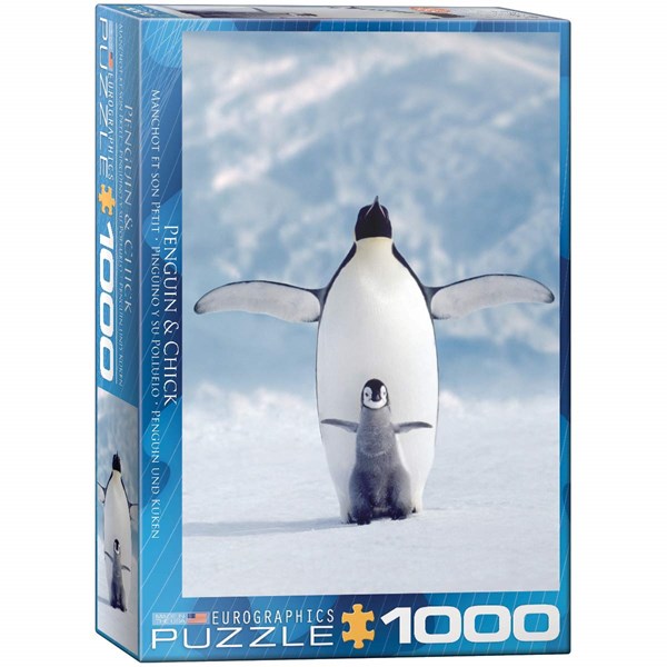 Eurographics (6000-1246) - "Penguin & Chick" - 1000 pieces puzzle