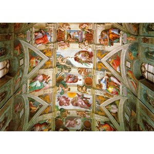 Piatnik (539343) - Michelangelo: "The Ceiling of the Sistine Chapel" - 1000 pieces puzzle