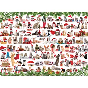 Eurographics (6000-0940) - "Holiday Cats" - 1000 pieces puzzle