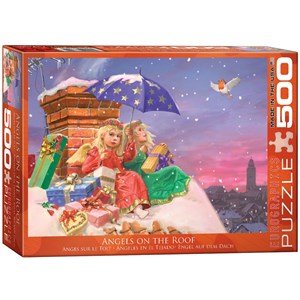 Eurographics (6500-0351) - Michael Philip Gustafsson: "Angels on the Roof" - 500 pieces puzzle