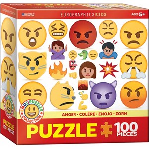 Eurographics (6100-0868) - "Anger" - 100 pieces puzzle