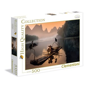 Clementoni (35022) - "The Old Fisherman" - 500 pieces puzzle