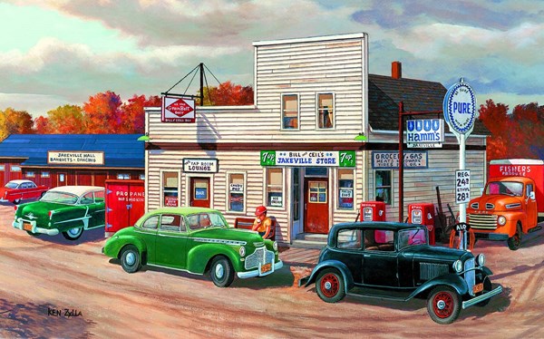 SunsOut (39874) - Ken Zylla: "Jakeville" - 300 pieces puzzle