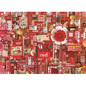 Cobble Hill (51861) - Shelley Davies: "Red" - 1000 pieces puzzle