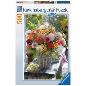 Ravensburger (14343) - "Beautiful Flowers" - 500 pieces puzzle