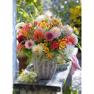 Ravensburger (14343) - "Beautiful Flowers" - 500 pieces puzzle