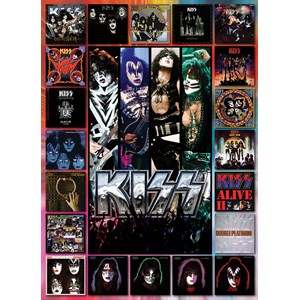 Eurographics (6000-5305) - "KISS The Albums" - 1000 pieces puzzle