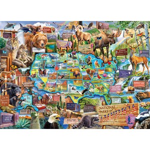 MasterPieces (71794) - "National Parks of America" - 1000 pieces puzzle