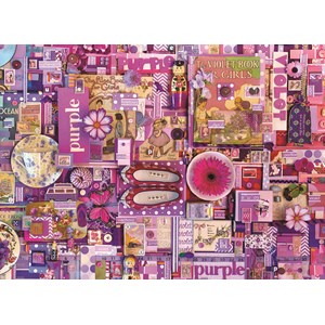 Cobble Hill (51866) - Shelley Davies: "Purple" - 1000 pieces puzzle