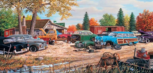 SunsOut (39877) - Ken Zylla: "Junkyard Relics" - 1000 pieces puzzle
