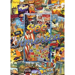 MasterPieces (71661) - Kate Ward Thacker: "See America" - 1000 pieces puzzle