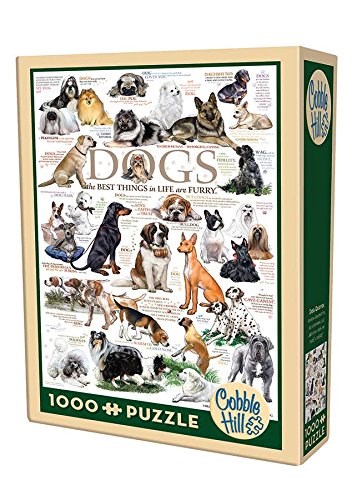 Cobble Hill (51796) - "Dog Quotes" - 1000 pieces puzzle
