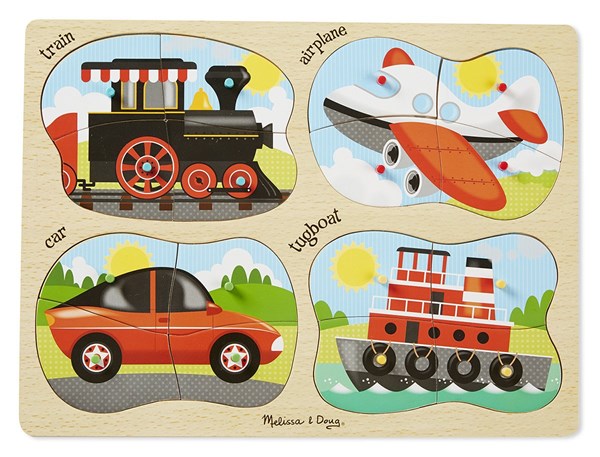 Melissa and Doug (9865) - "Vehicles" - 16 pieces puzzle