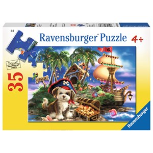Ravensburger (08764) - Dona Gelsinger: "Puppy Pirate" - 35 pieces puzzle