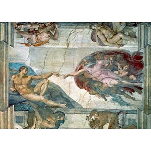 Trefl (10293) - Michelangelo: "Creation of Adam" - 1000 pieces puzzle