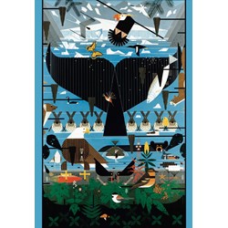 Pomegranate (AA639) - Charley Harper: "Glacier Bay, Alaska" - 1000 pieces puzzle