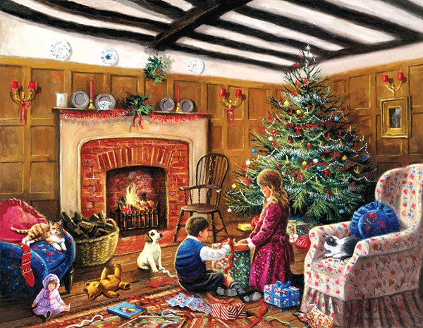 SunsOut (13790) - Kevin Walsh: "Christmas Morning Gifts" - 1000 pieces puzzle
