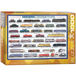 Eurographics (6000-0091) - "Modern Locomotives" - 1000 pieces puzzle