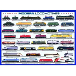 Eurographics (6000-0091) - "Modern Locomotives" - 1000 pieces puzzle
