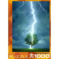 Eurographics (6000-4570) - "Lightning Striking Tree" - 1000 pieces puzzle